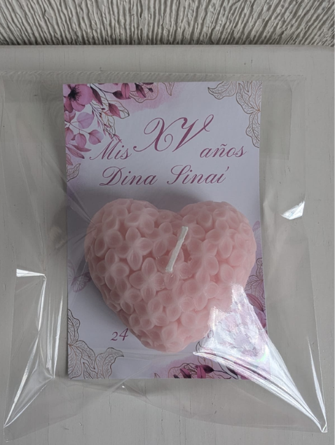 Corazon de cerezos con Tarjeta