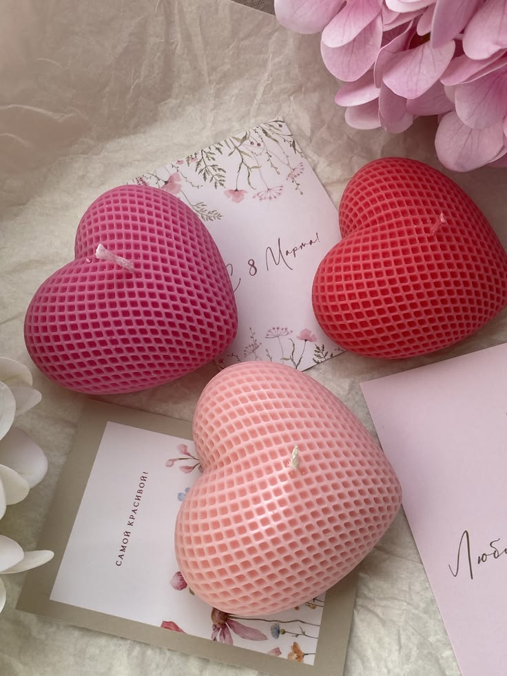 Corazón crochet mediano con Tarjeta