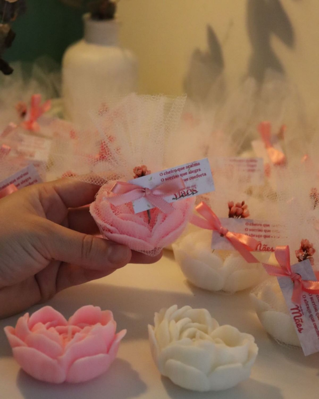 Corazón de petalos con Tul