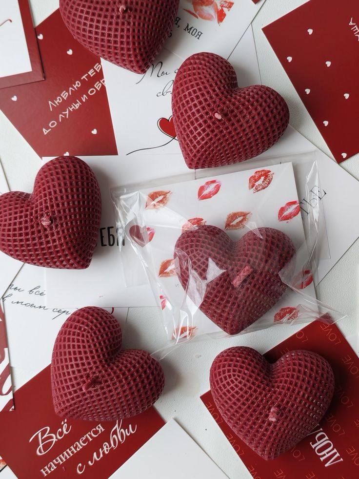 Corazón crochet mini con Tarjeta